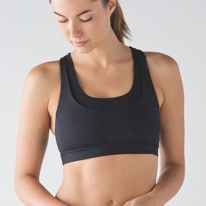 Lululemon Stuff your Run Bra - size 6 Black